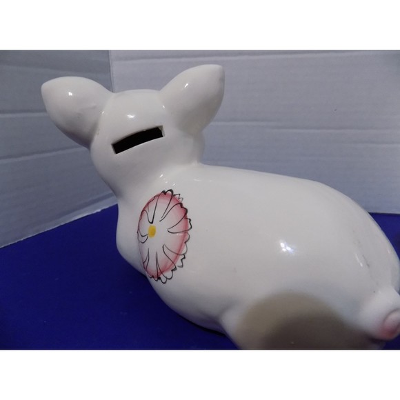 Set of Ceramic Pig Piggy Bank's Figurine Statue Country Farm Decor - Picture 5 of 7